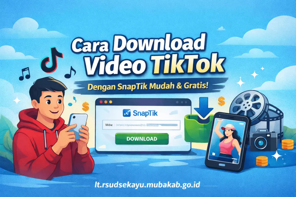 Cara Download Video TikTok Tanpa Watermark Menggunakan SnapTik (Mudah & Gratis)